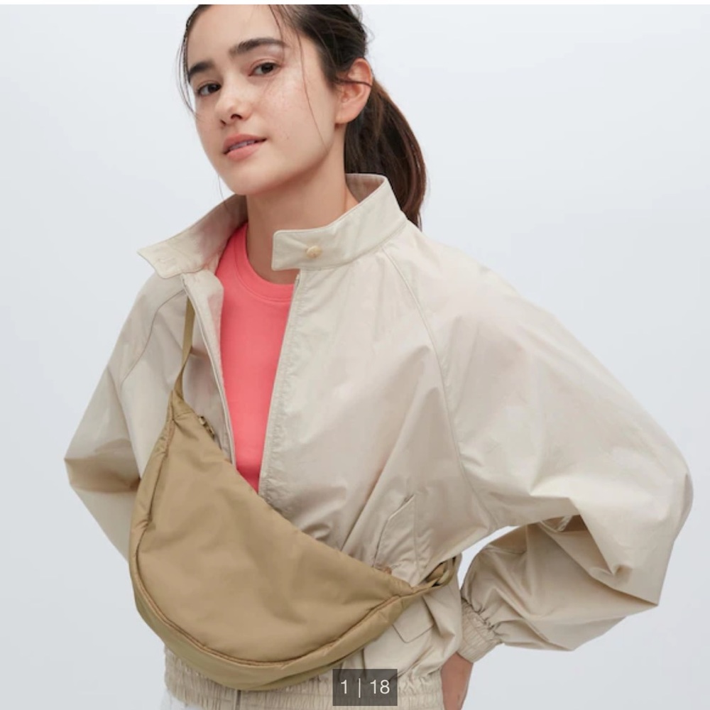 Uniqlo Round Mini Shoulder Bag BEIGE SOLD OUT